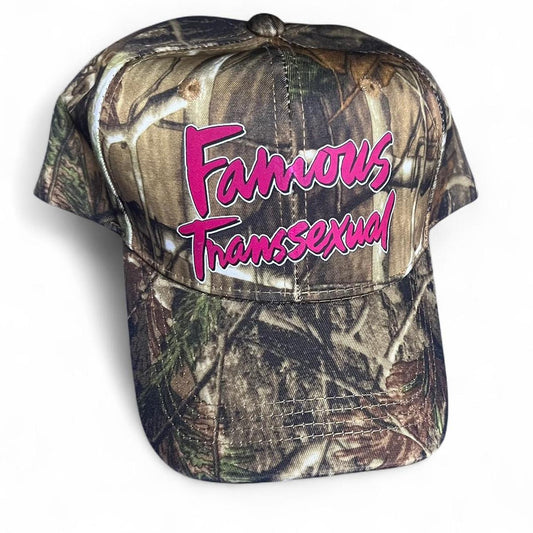FAMOUS TRANSSEXUAL CAMO HAT